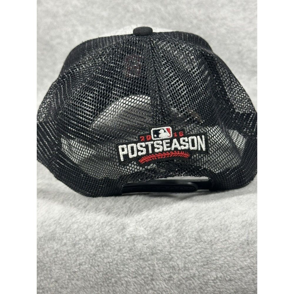Boston Red Sox MLB Truckers Cap Black Gray Post‎ Season 2016 Adjustable NWOT - Picture 4 of 9